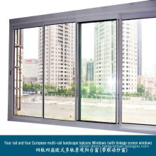 Aluminum Glass Sliding Door for Backyard/Balcony House Entrance